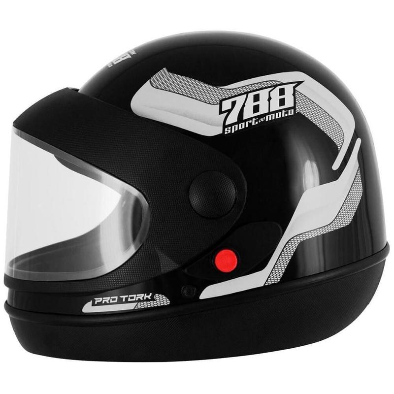 Capacete Fechado Pro Tork Sport Moto 788 Unissex - Capacete de